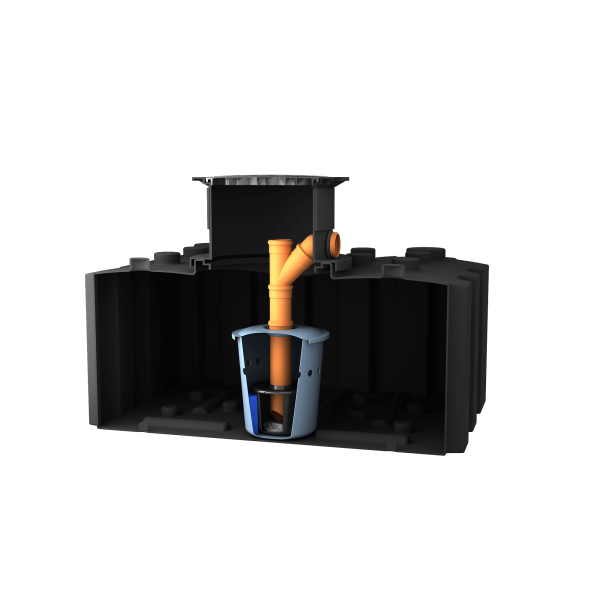 Biovitor-Flachtank-Einbau